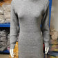 LuxeFlow Long Sleeve Knit Dress