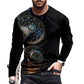 Men’s Long-sleeved Round Neck T-shirt