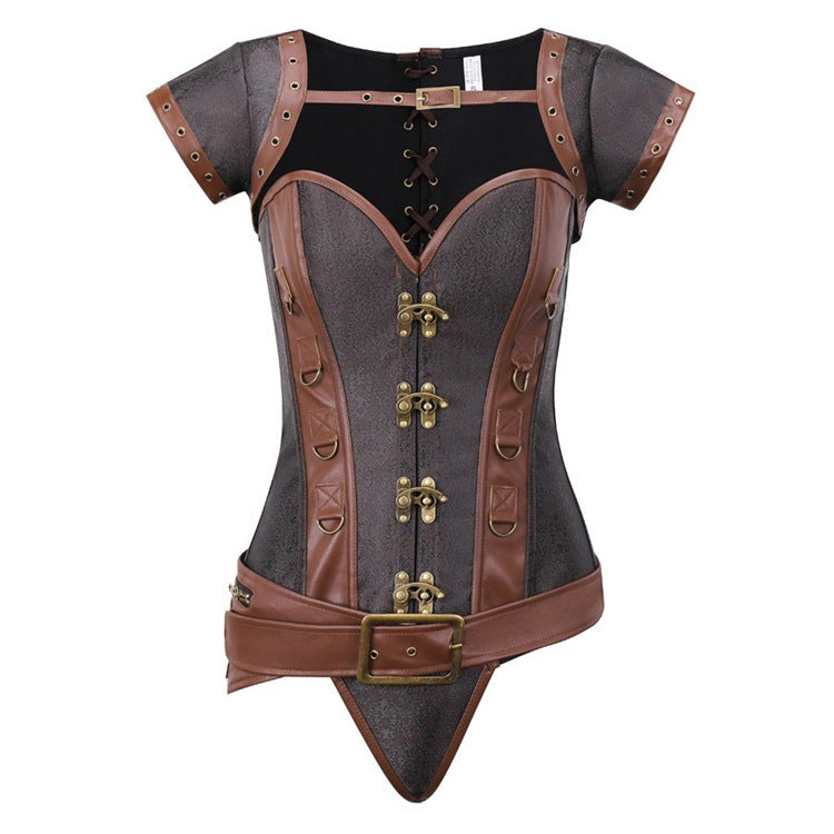 Four-Piece Gothic Court Corset Set