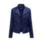 Women’s Slim Fit Leather Motorcycle Jacket