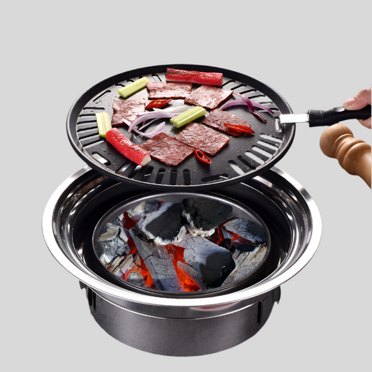 Korean BBQ Grill with Non-Stick Surface