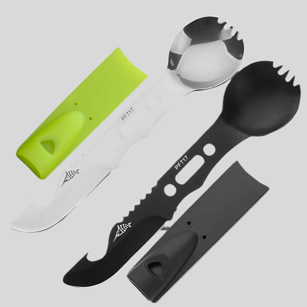 CampEssentials 3-in-1 Cutlery & Whistle Set