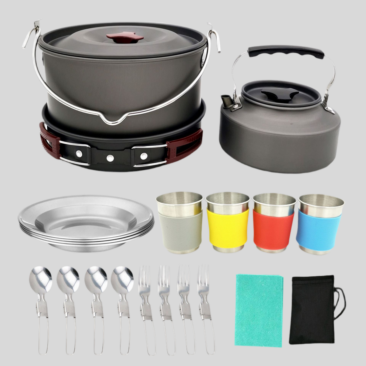 AdventureCook Aluminum Oven Pot Set