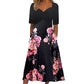 Floral Butterfly Midi Dress