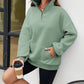 Y2K Stand Collar Zipper Sweatshirt with Pockets