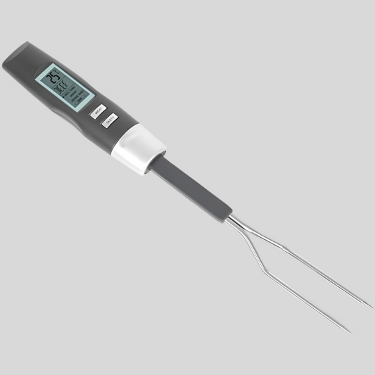 Stainless Steel Meat Thermometer BBQ Fork