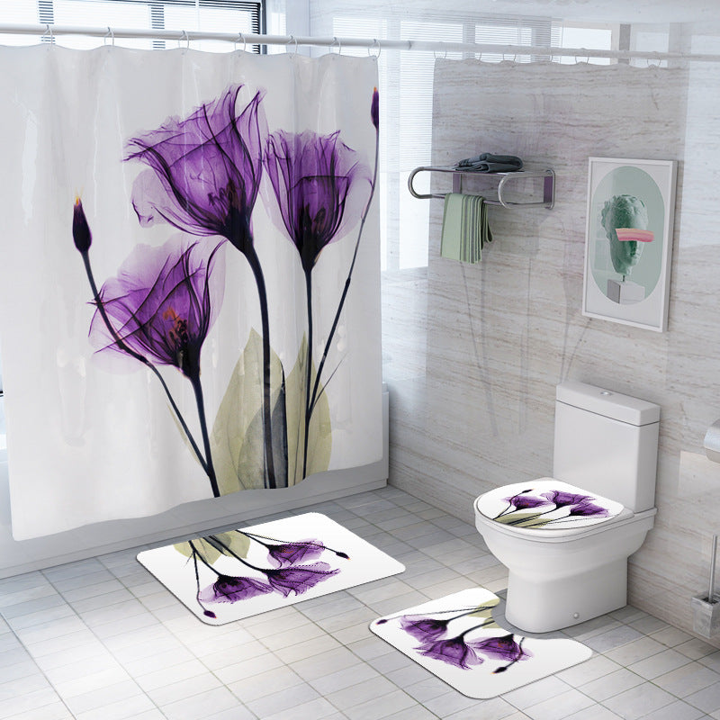 Daffodil Shower Curtain, Bathroom Partition