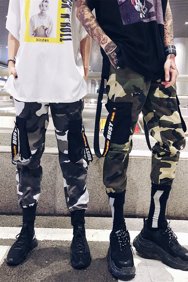 Busy Straps Camo Joggers