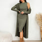 Elegant Long Sleeve Dress Suit