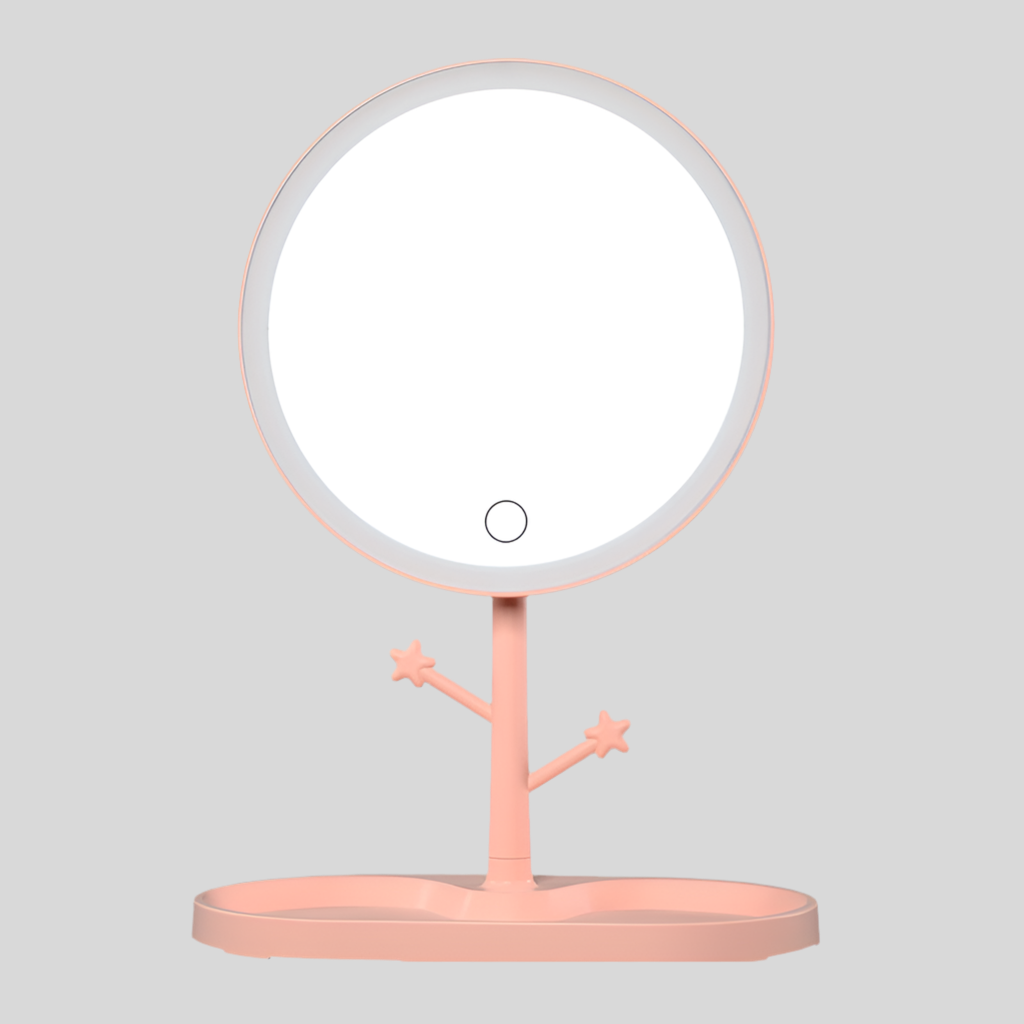 Plastic LED Makeup Mirror with Electrodeless Lamp