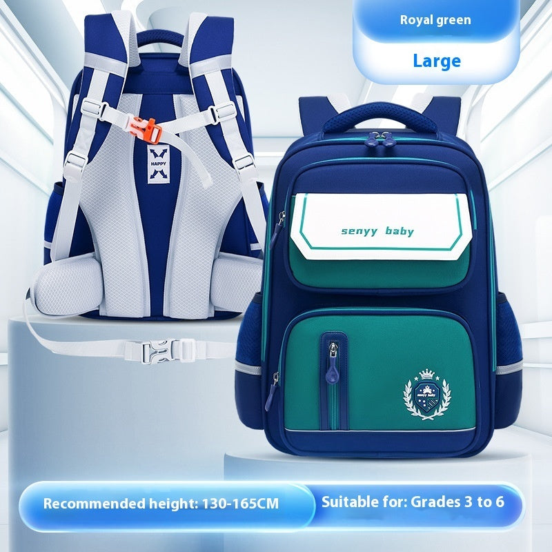 Water-Resistant Oxford School Backpack