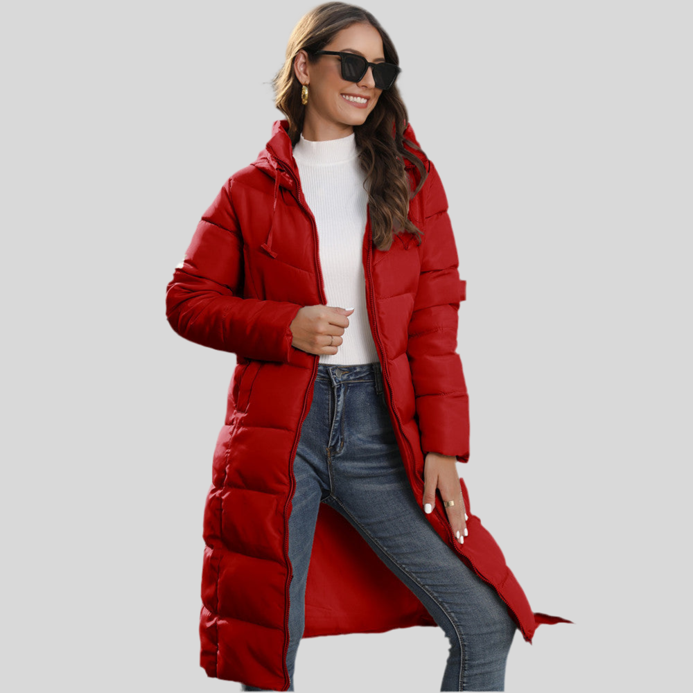 Hooded Women’s Slim Fit Cotton Padded Jacket