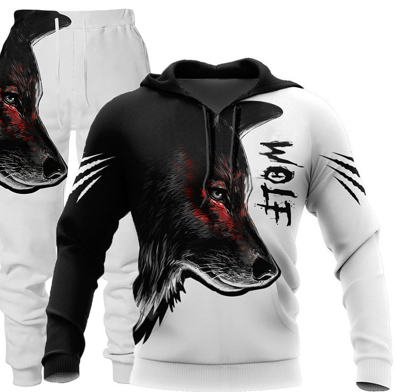 Wild Wolf 3D Hoodie and Joggers Set