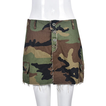 Women's Camouflage Short Skirt