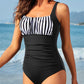 Elegance One-Piece Pleated Swimsuit