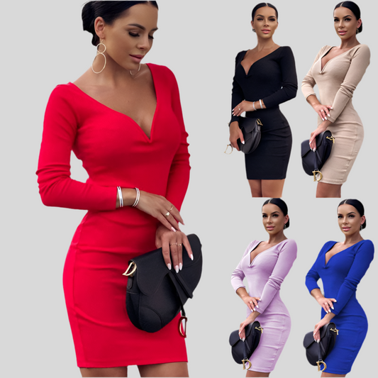 Stylish Temperament Midi Dress