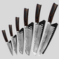 6-Piece Stainless Steel Kitchen Knife Set (Loose Set)