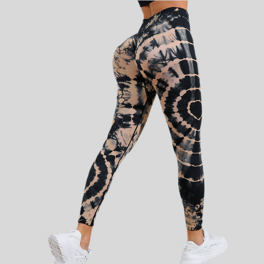 FlexFit Tie-Dye Fitness Leggings