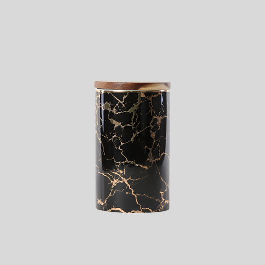 Marble Ceramic Snack & Grain Storage Box