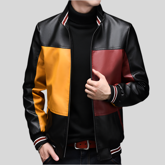 Men’s Casual Leather Jacket