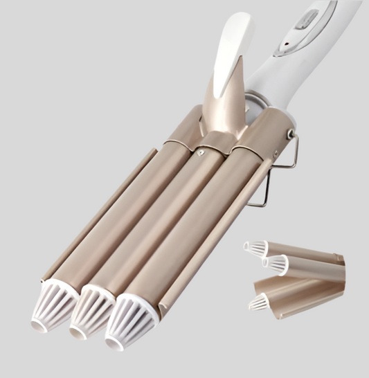 Three-Barrel Hair Curling Iron