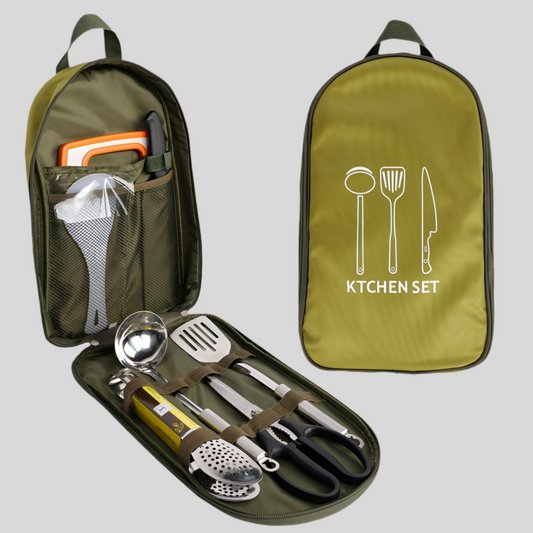 Outdoor Cookware Set Picnic Mobile Kitchen