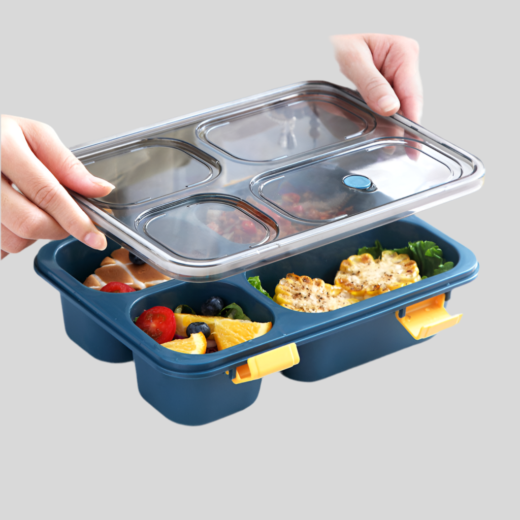 Microwaveable Soup Bowl with Sealed Compartments, Lunch Box for Students and Adults