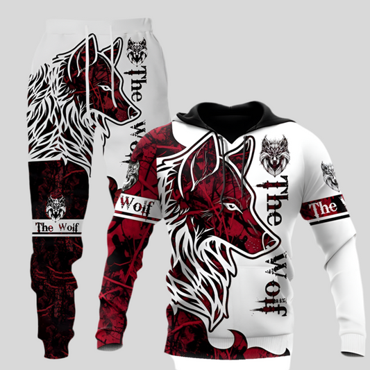 Wild Wolf 3D Hoodie and Joggers Set