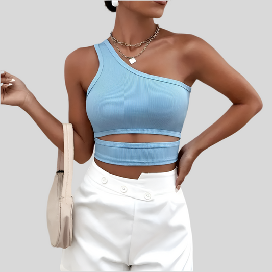 Women’s Fitted Crop Top Vest