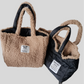 FrostLuxe Double-Sided Lamb Wool Handbag