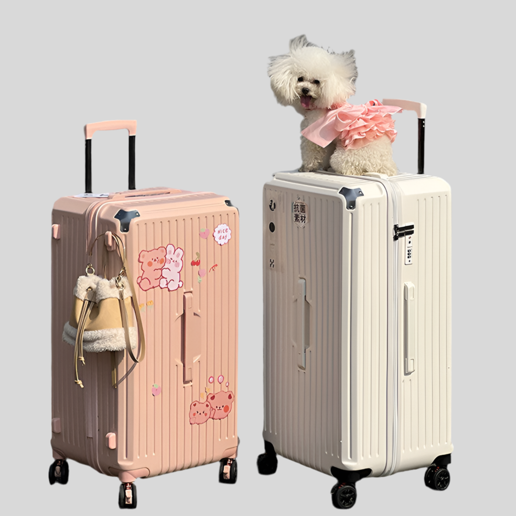 Large-Capacity Trolley Case with Shock Absorbing Wheels