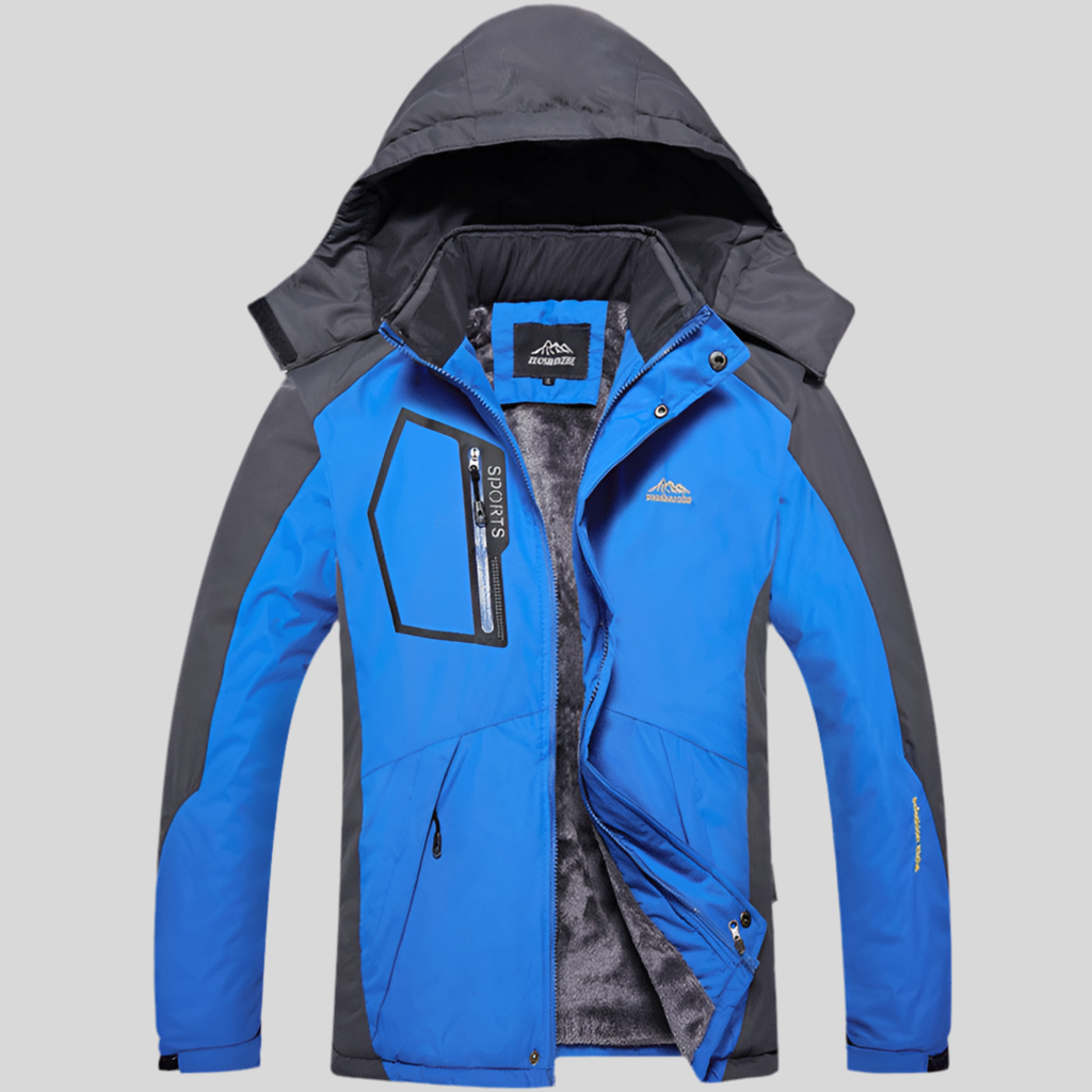 Men’s Waterproof Detachable Winter Storm Jacket