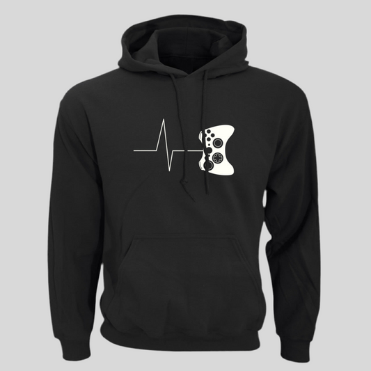 Casual Gamer Men’s Loose Long-Sleeved Hoodie