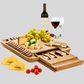 Multipurpose Cheese & Knife Storage Cutting Board