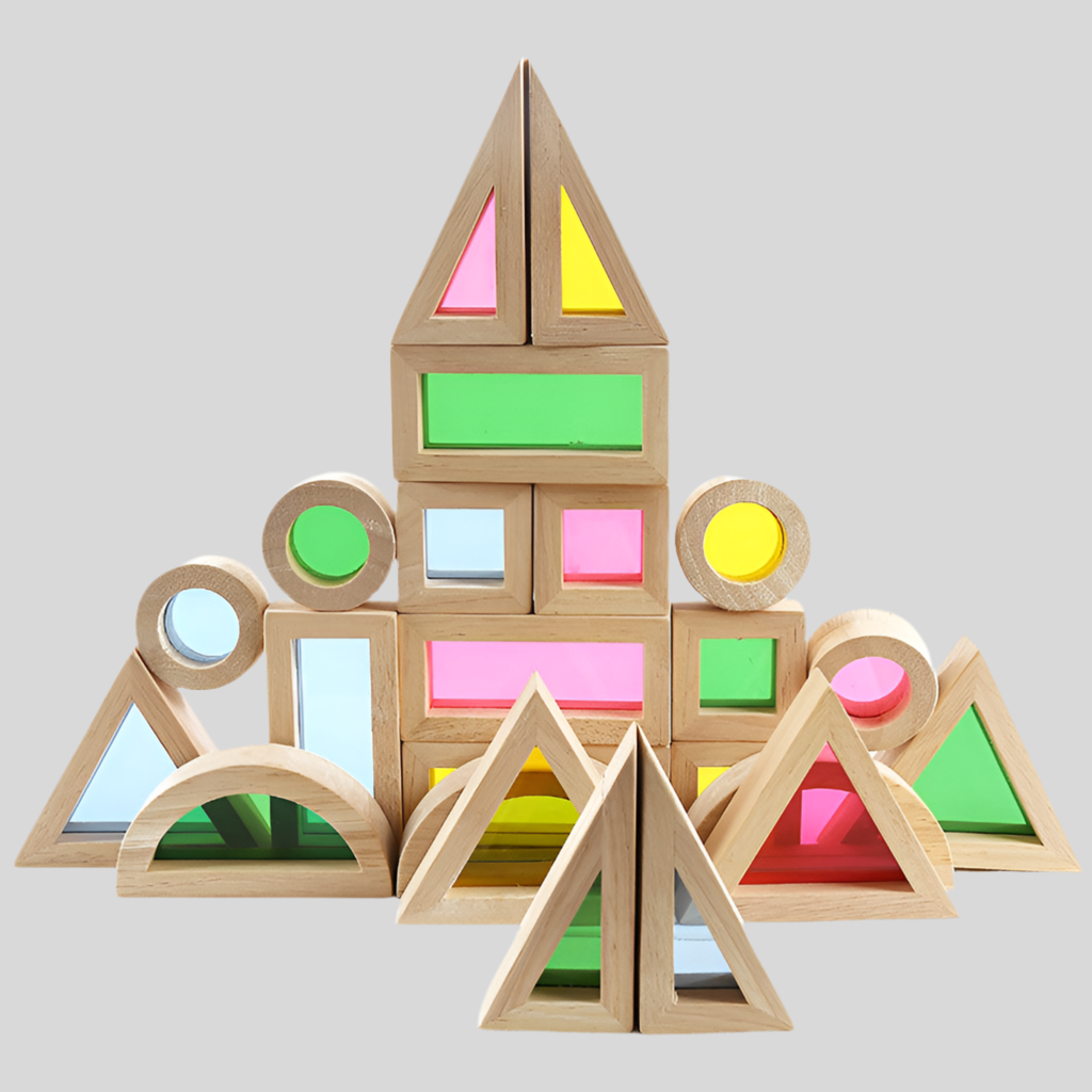 RainbowCraft Wooden Building Blocks