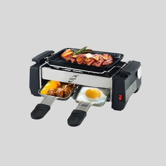 Mini Smoke-Free Electric Teppanyaki Grill for Home & Students