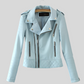 Fashionable Women’s Faux Leather Motorcycle Jacket