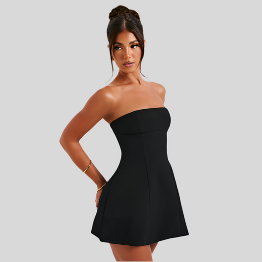 Backless Slim Fit Tube Dress for Summer Party