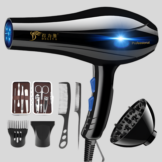 High-Power Blue Light Negative Ion Hair Dryer