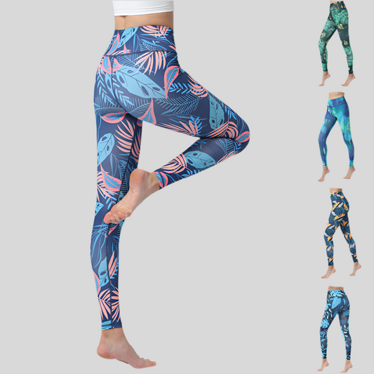 PowerLeaf Hip-Lifting Yoga Leggings