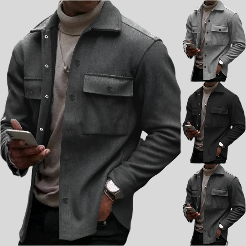 Mens Casual Slim Fit Fashion Jacket