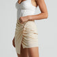 Chic High-Waist Twisted Skirt