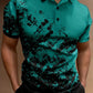 Men’s Printed Breathable Fashion Polo Shirt