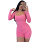 Women’s U-neck Bodycon Jumpsuit