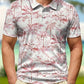 Men’s Printed Breathable Fashion Polo Shirt