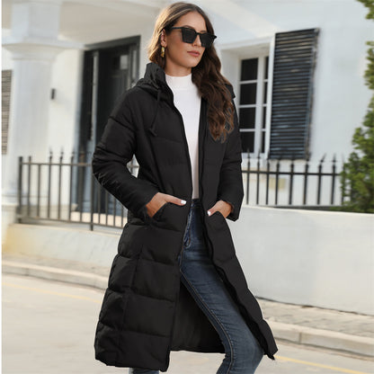 Hooded Women’s Slim Fit Cotton Padded Jacket