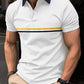 Men’s Button Stitching Sports Polo Shirt