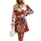 Trendy Floral Short Sleeve Dress