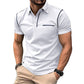 Men’s Casual Pearl Cotton Polo Shirt