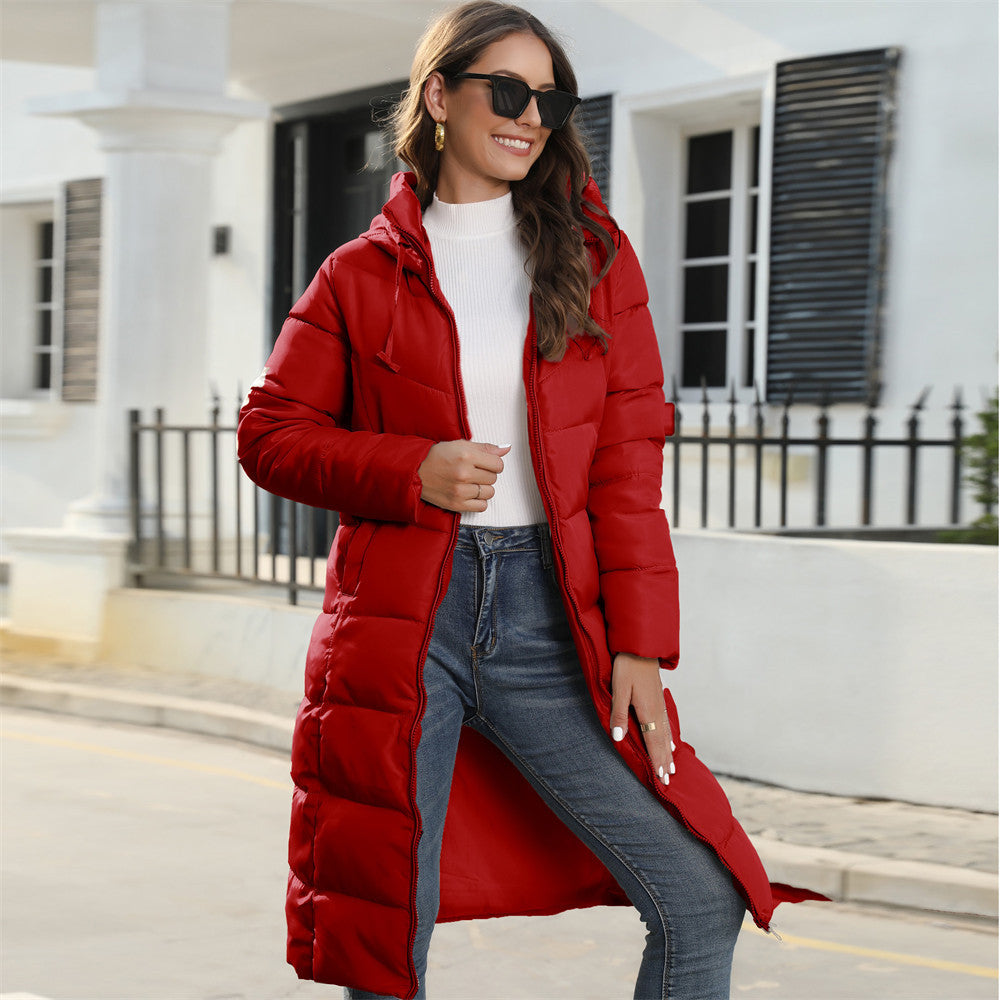 Hooded Women’s Slim Fit Cotton Padded Jacket